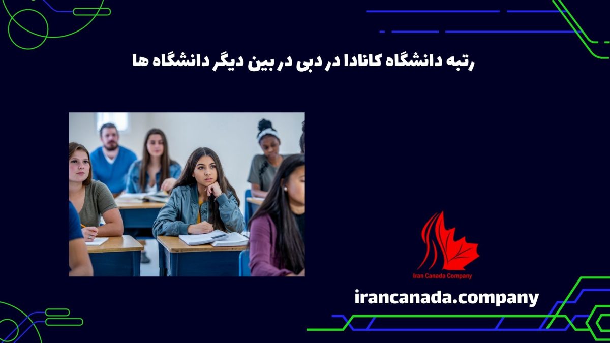 رتبه دانشگاه کانادا در دبی در بین دیگر دانشگاه ها