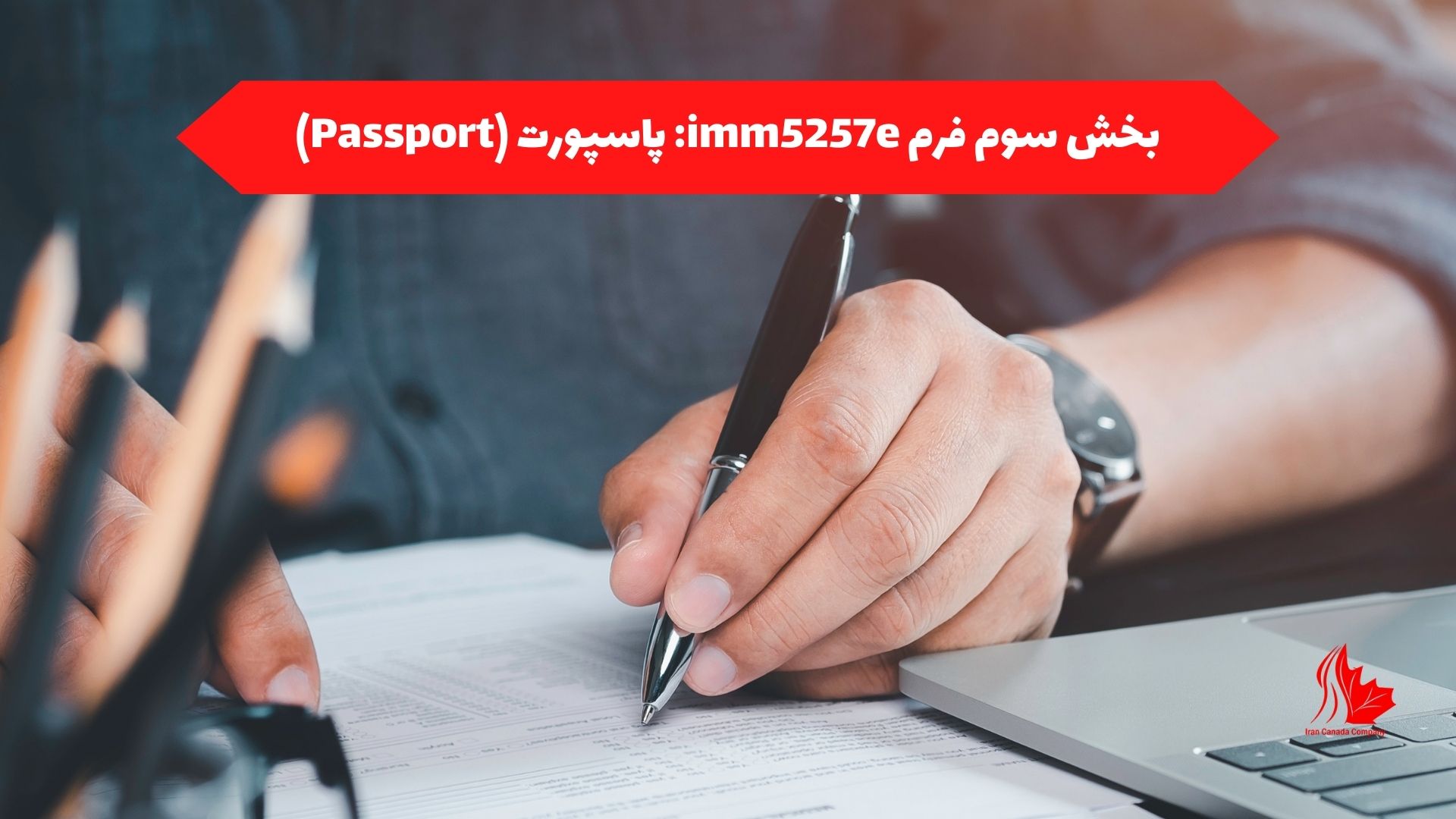 بخش سوم فرم imm5257e: پاسپورت (Passport)